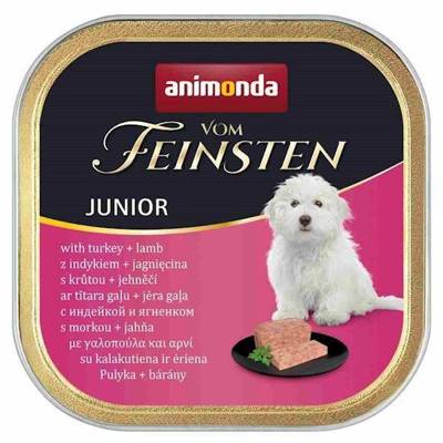 ANIMONDA Dog Vom Feinsten Junior gusto: tacchino con agnello 150g