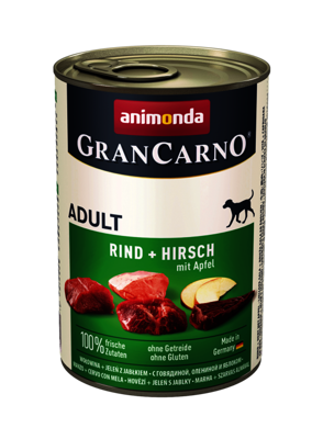 Animonda GranCarno Adulti Cane Cervo + Mela 800g