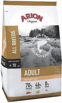 Arion Original Grain-Free Adult Salmon & Potato 12kg x2