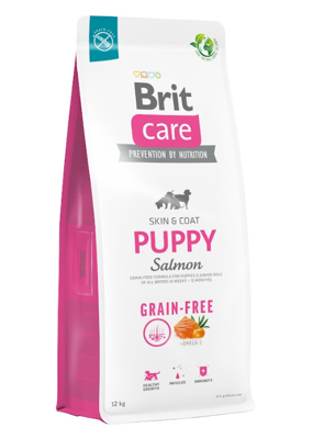 BRIT CARE Dog Grain-free Puppy Salmone 12kg