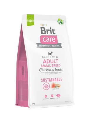 BRIT CARE Dog Sustainable Adult Small Breed Chicken & Insect 7kg