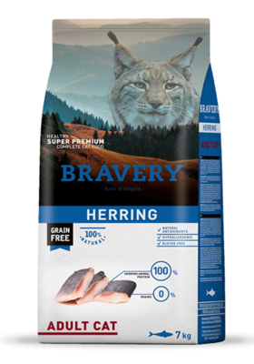 Bravery Cat Adult Herring (Aringa) 7 kg