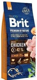 Brit Premium By Nature Senior S+M Con pollo 15kg x2