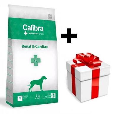 Calibra Veterinary Diets Dog Renal Cardiac 12 kg + sorpresa per il cane GRATIS