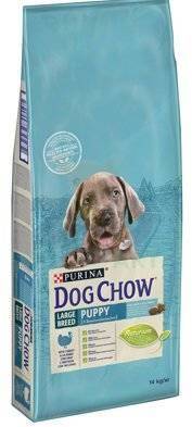 Purina Dog Chow Cucciolo di razza grande con tacchino 14kg