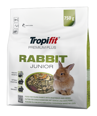 TROPIFIT Premium Plus CONIGLIO JUNIOR 750g - per un coniglio