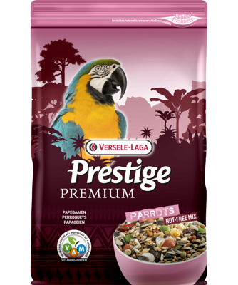 Versele-Laga Parrots Premium - Mangime per Pappagalli Grandi (Senza Noci) 1kg